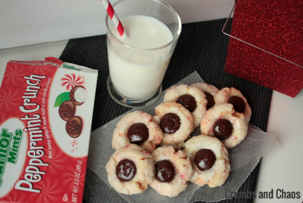 Candy Cane Thumbprints