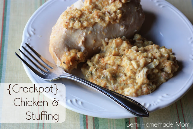 Crockpot Chicken & Stuffing 1