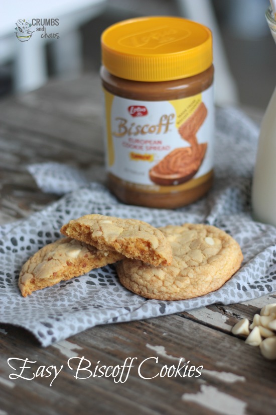 Easy Biscoff Cookies | Crumbs and Chaos