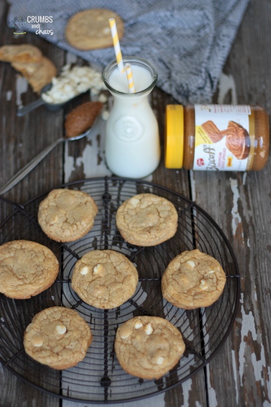 Easy Biscoff Cookies | Crumbs and Chaos