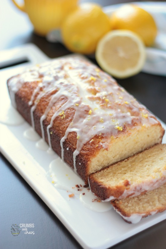 Glazed Lemon Bread | Crumbs and Chaos