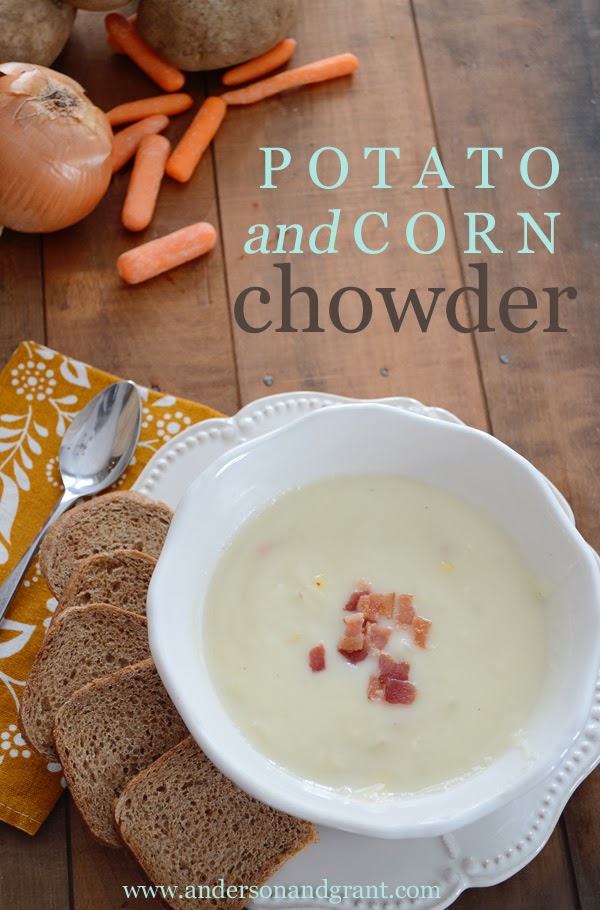 Potato and Corn Chowder Title Picture