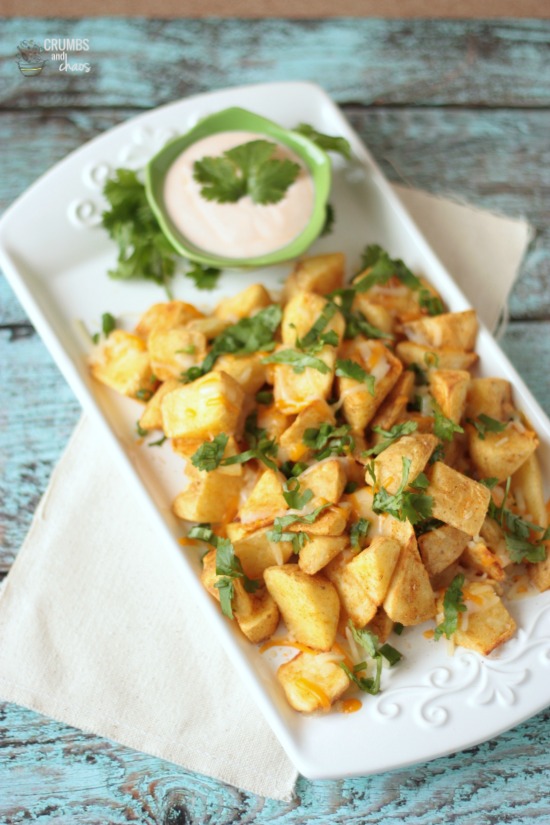 Simple Southwest Potatoes | Crumbs and Chaos #sidedish #potatoes www.crumbsandchaos.dreamhosters.com