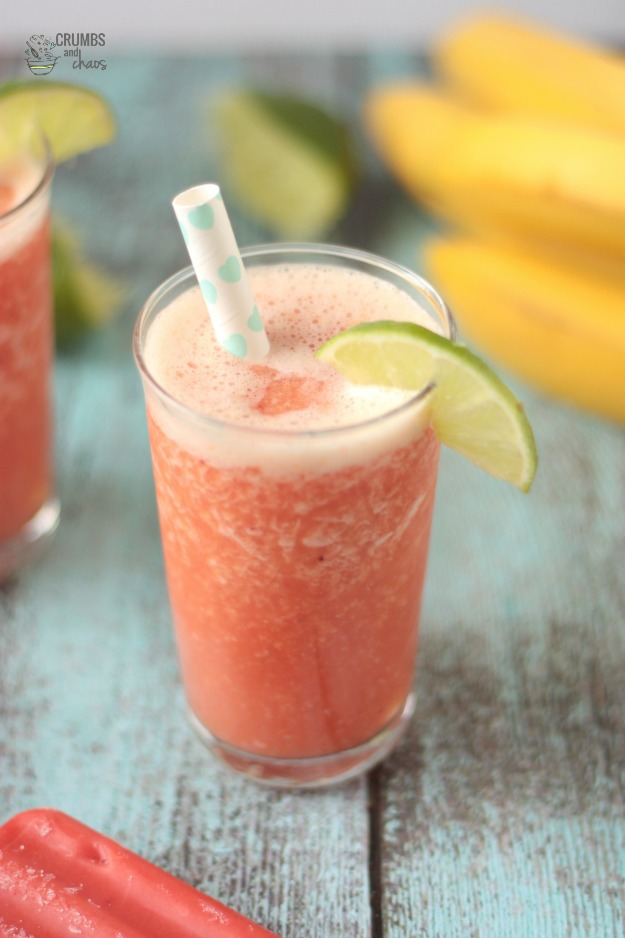 Strawberry Lime Smoothie | Crumbs and Chaos #smoothie #snack #Outshine