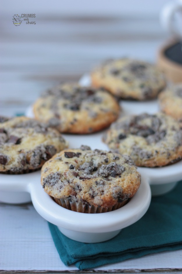 Thin Mint Streusel Muffins | Crumbs and Chaos