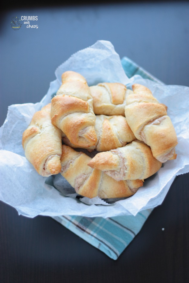 Maple Cinnamon Cream Crescents | Crumbs and Chaos