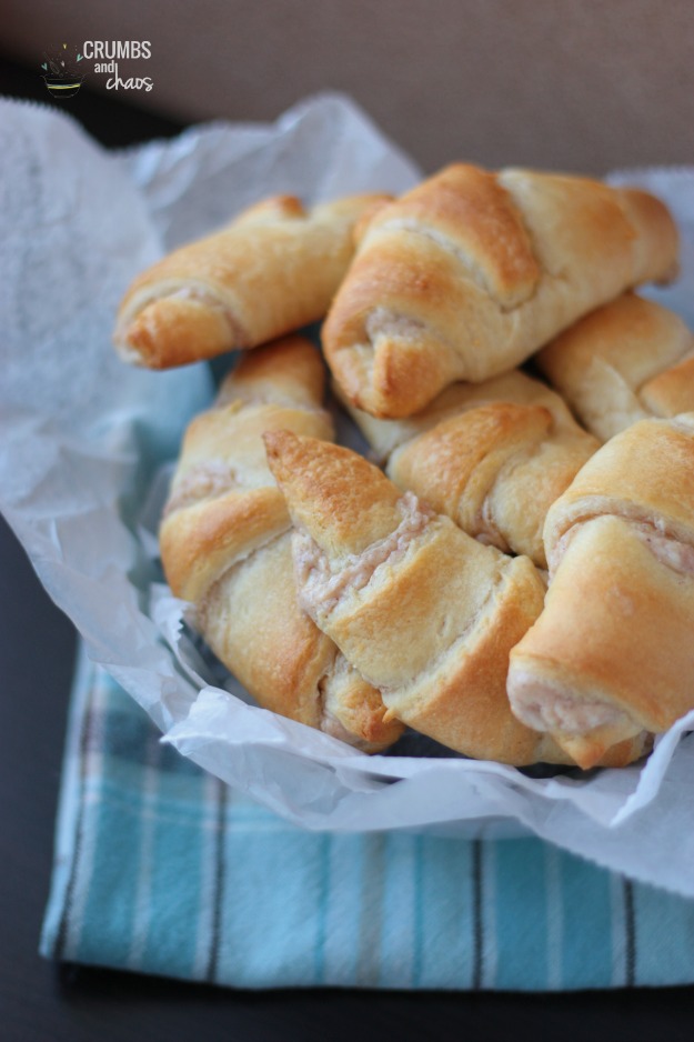 Maple Cinnamon Cream Crescents | Crumbs and Chaos