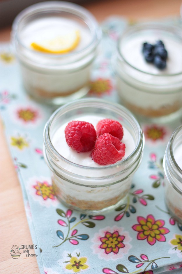 Lemon Cheesecake Mousse Cups | Crumbs and Chaos