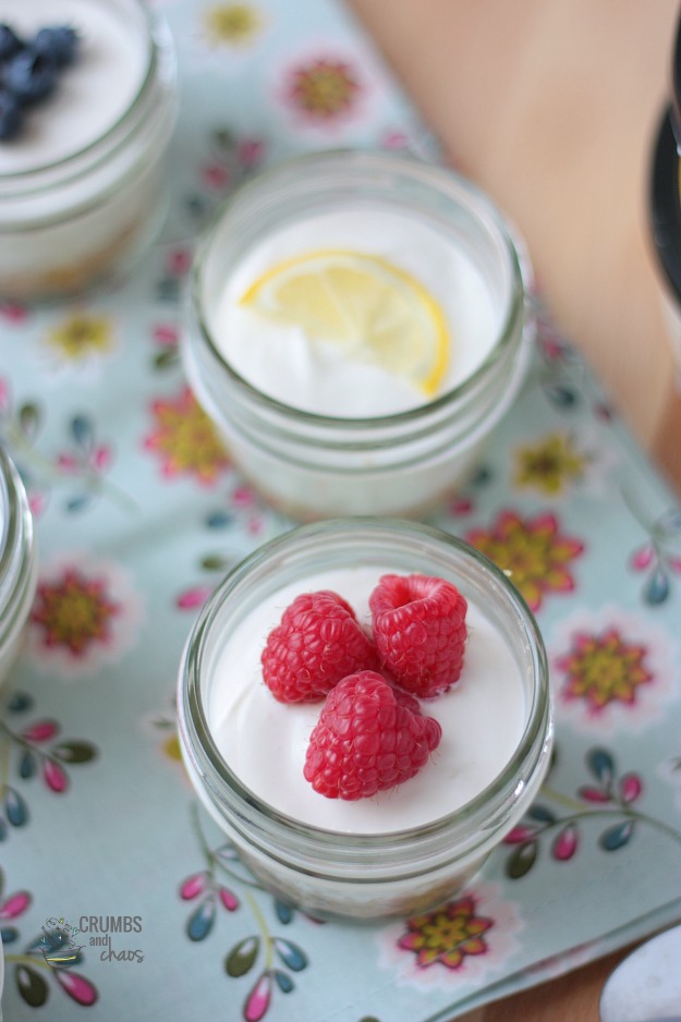 Lemon Cheesecake Mousse Cups | Crumbs and Chaos