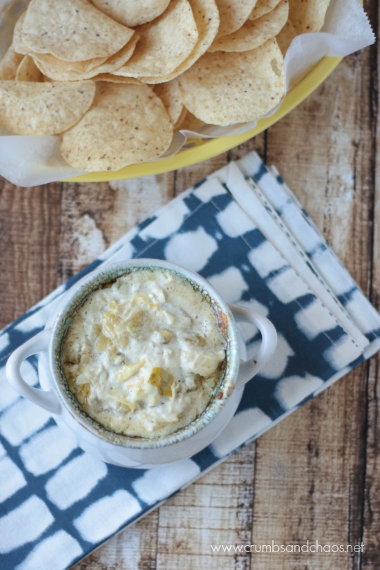 Mexican Artichoke Dip | Crumbs and Chaos