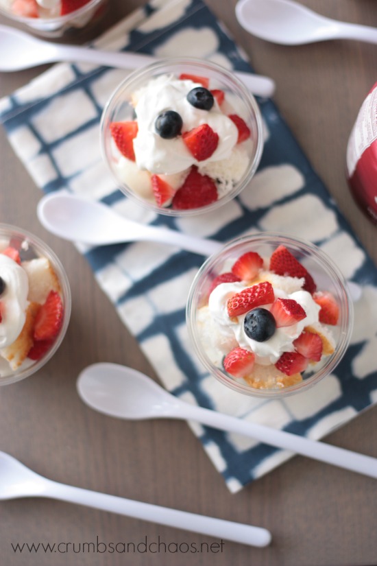 Berries and Cream Trifles | Crumbs and Chaos