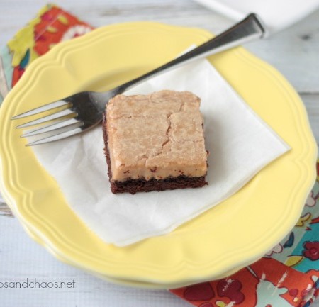 Mocha Gooey Butter Cake | Crumbs and Chaos