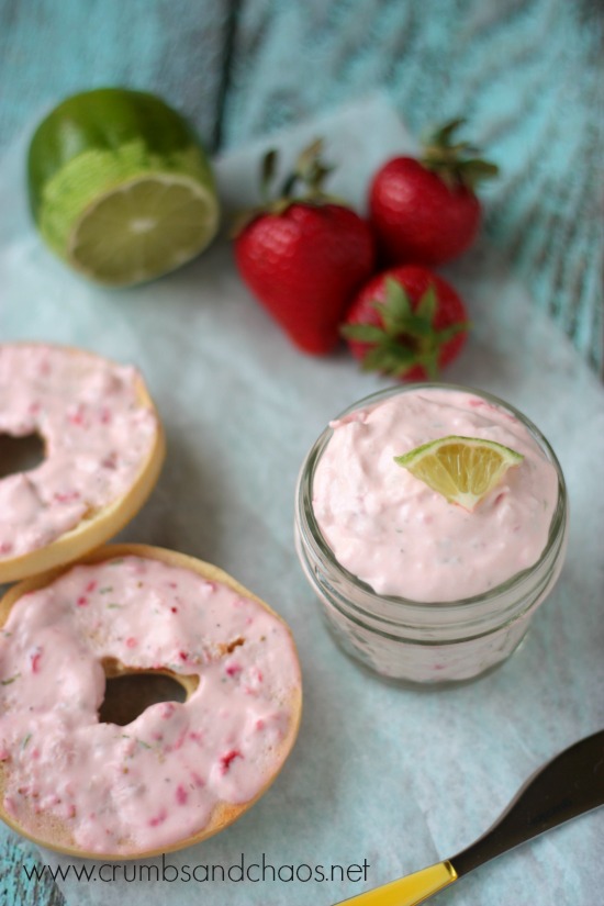 Strawberry Lime Cream Cheese | Crumbs and Chaos