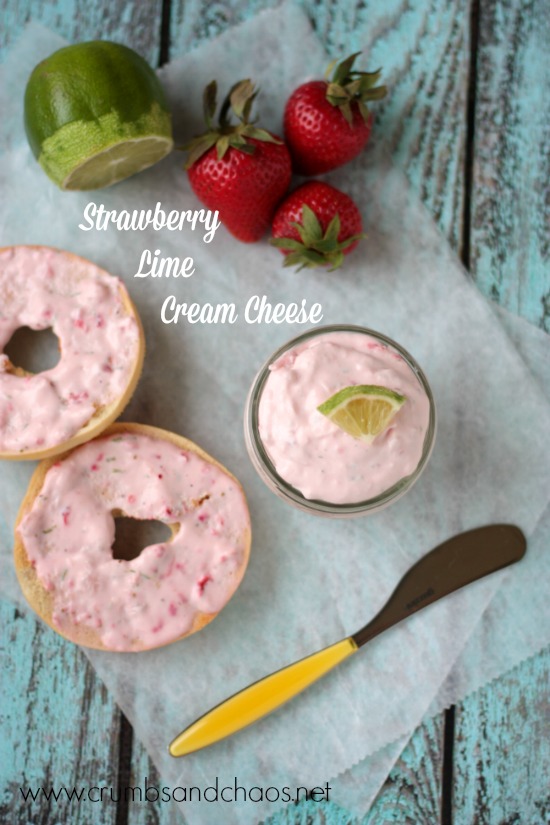 Strawberry Lime Cream Cheese | Crumbs and Chaos