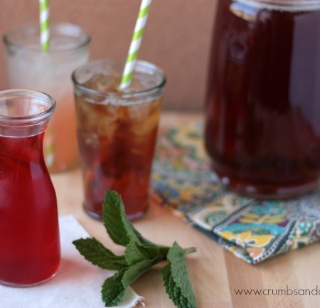 trawberry Mint Syrup | Crumbs and Chaos