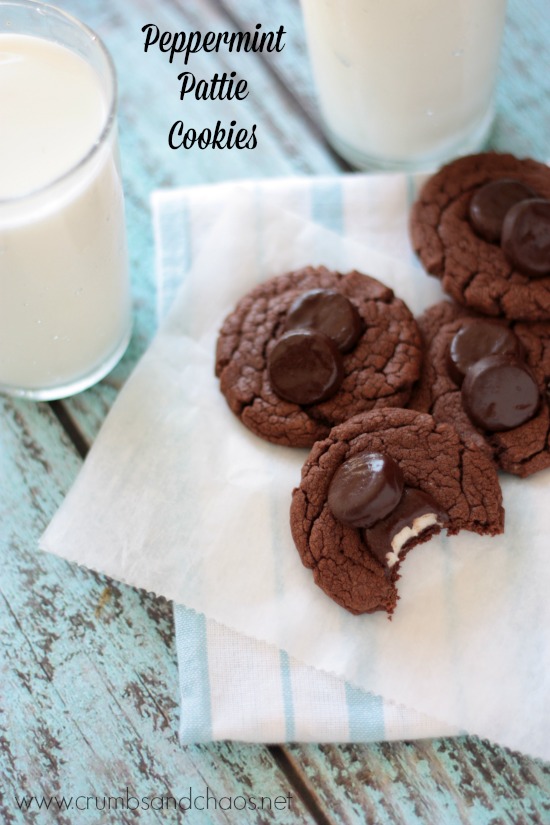 Peppermint Pattie Cookies | Crumbs and Chaos