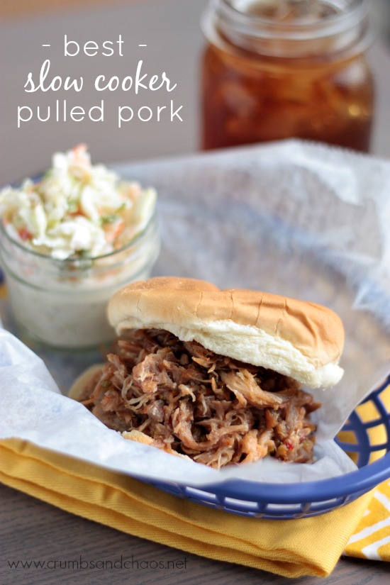 Best Slow Cooker Pulled Pork | recipe on www.crumbsandchaos.dreamhosters.com