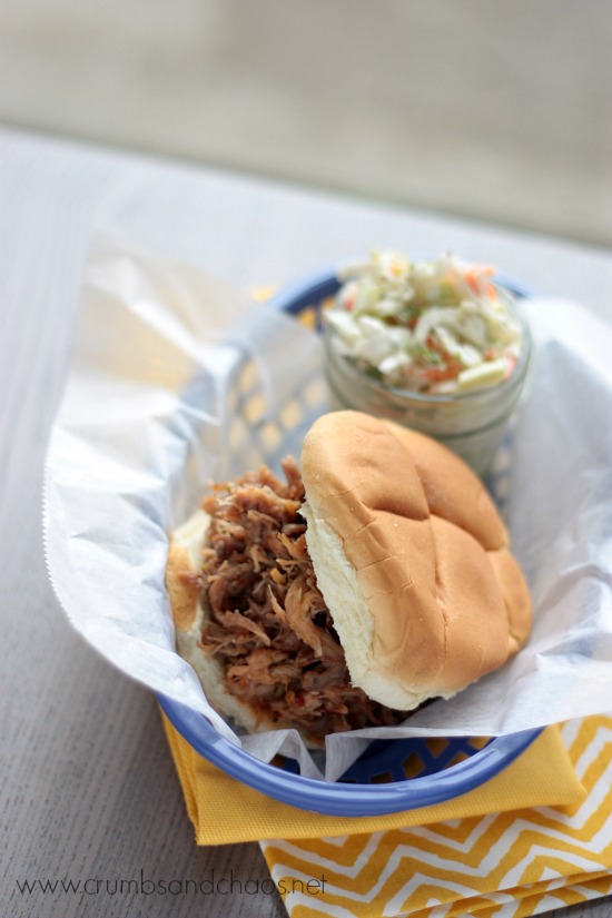 Best Slow Cooker Pulled Pork | recipe on www.crumbsandchaos.dreamhosters.com