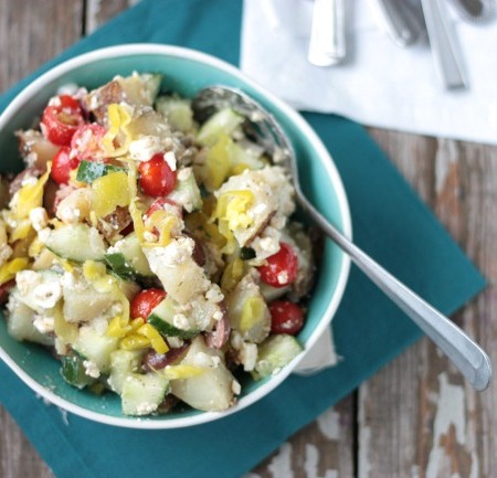 Greek Potato Salad | Crumbs and Chaos