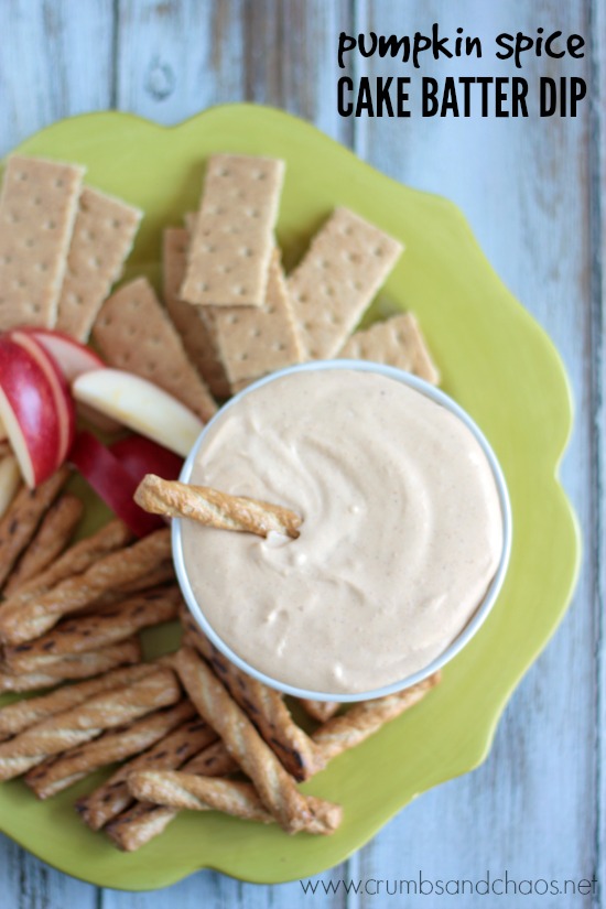 Pumpkin Spice Cake Batter Dip