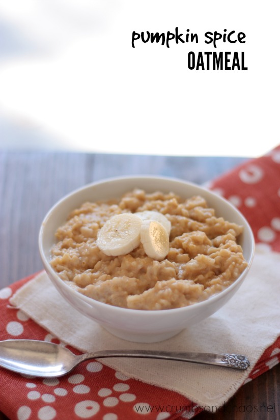 Pumpkin Spice Oatmeal