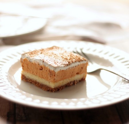 Pumpkin Butterscotch Squares | recipe on www.crumbsandchaos.dreamhosters.com