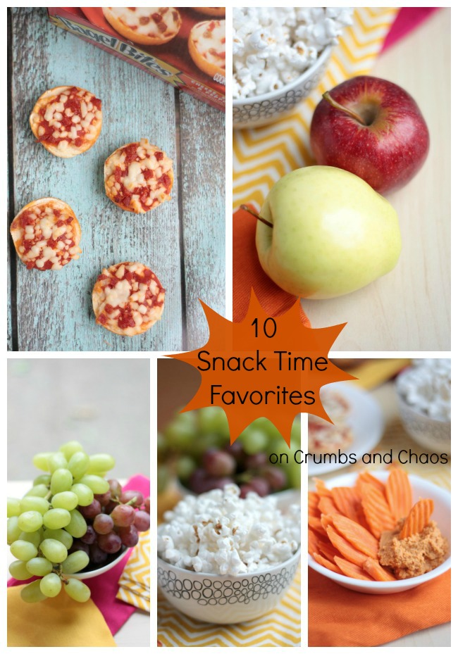 10 Snack Time Favorites on www.crumbsandchaos.dreamhosters.com