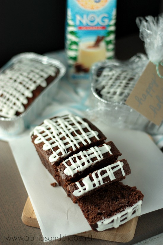 Double Chocolate Eggnog Bread