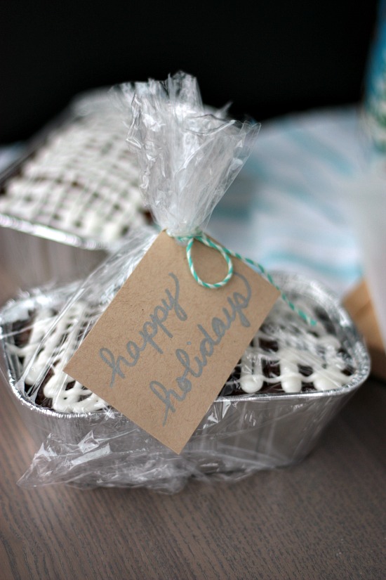 Gift Wrapped Double Chocolate Eggnog Bread