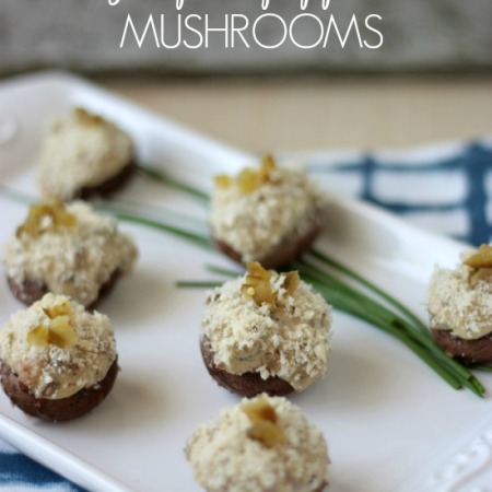 Stuffed Jalapeno Popper Mushrooms | Crumbs and Chaos