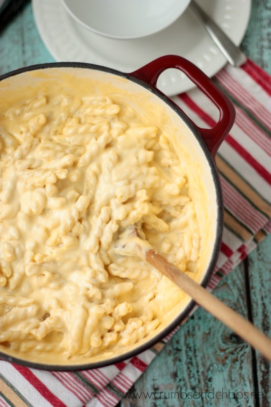 5 Cheese Stovetop Mac and Cheese | Crumbs and Chaos