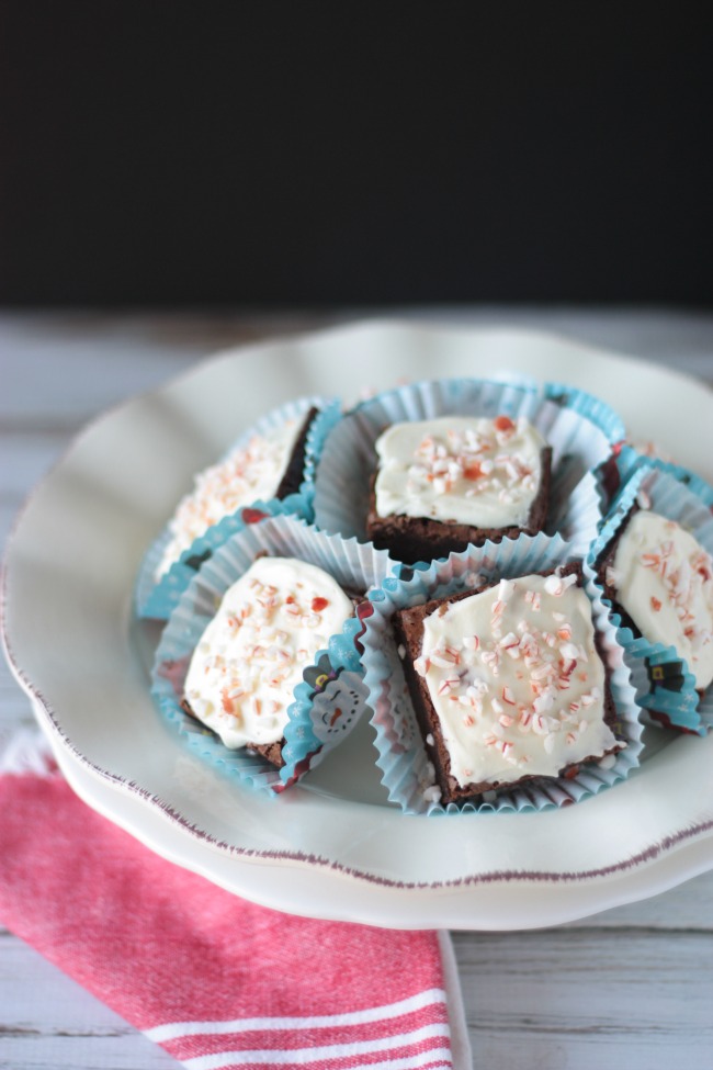 Peppermint Bark Brownies | Crumbs and Chaos