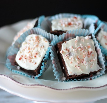 Peppermint Bark Brownies | Crumbs and Chaos