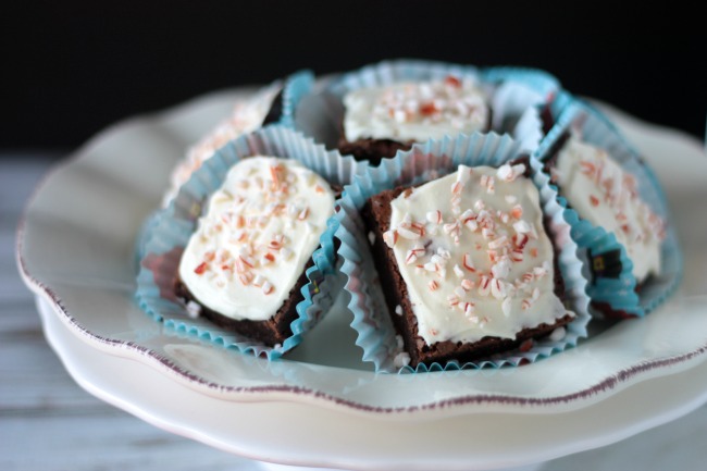 Peppermint Bark Brownies | Crumbs and Chaos