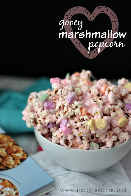 Gooey Marshmallow Popcorn | Crumbs and Chaos