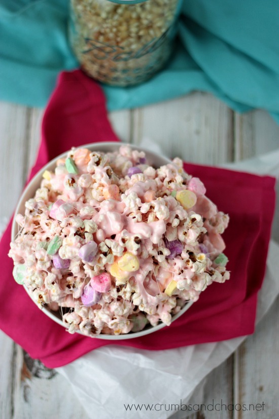 Gooey Marshmallow Popcorn | Crumbs and Chaos