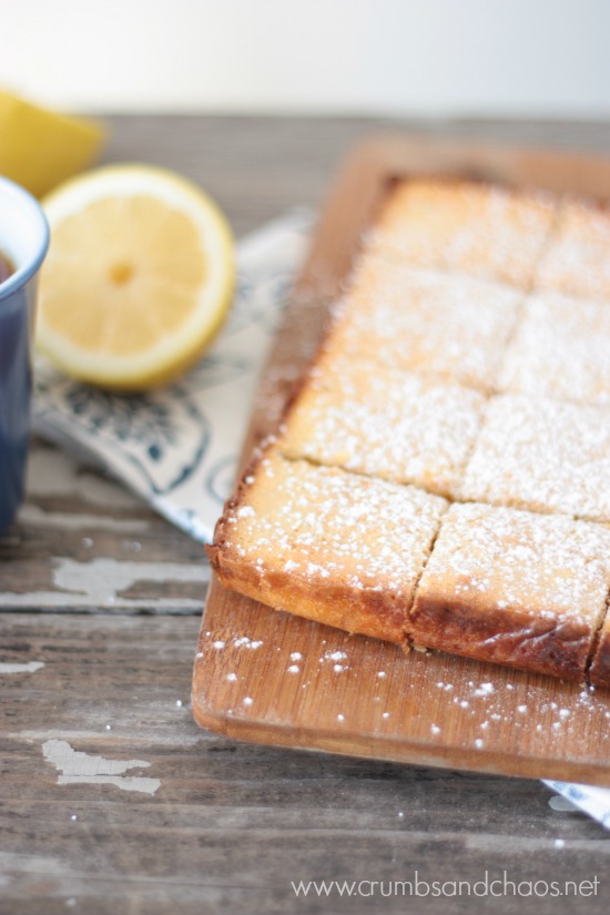 Lemon Squares | recipe on www.crumbsandchaos.dreamhosters.com