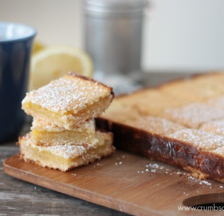 Lemon Squares | recipe on www.crumbsandchaos.dreamhosters.com