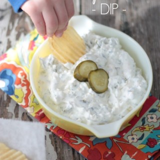 Dill Pickle Dip | Crumbs and Chaos