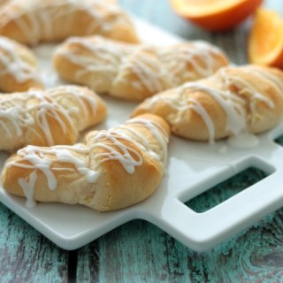 Orange Danish Crescent Rolls | recipe by Crumbs and Chaos