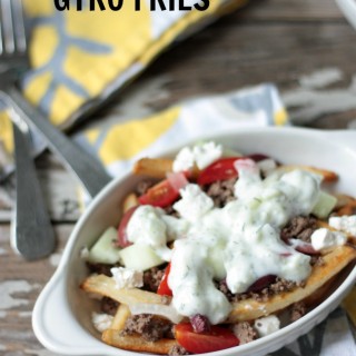 Greek Gyro Fries | Crumbs and Chaos