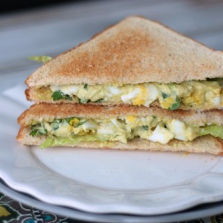 Southwest Egg Salad | recipe by Crumbs and Chaos