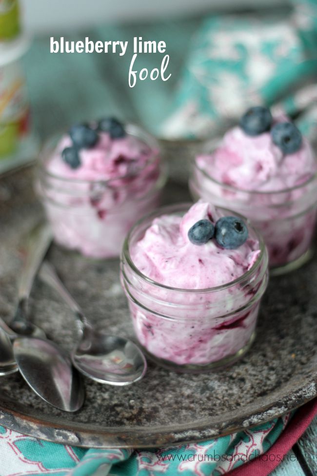 Blueberry Lime Fool | Crumbs and Chaos