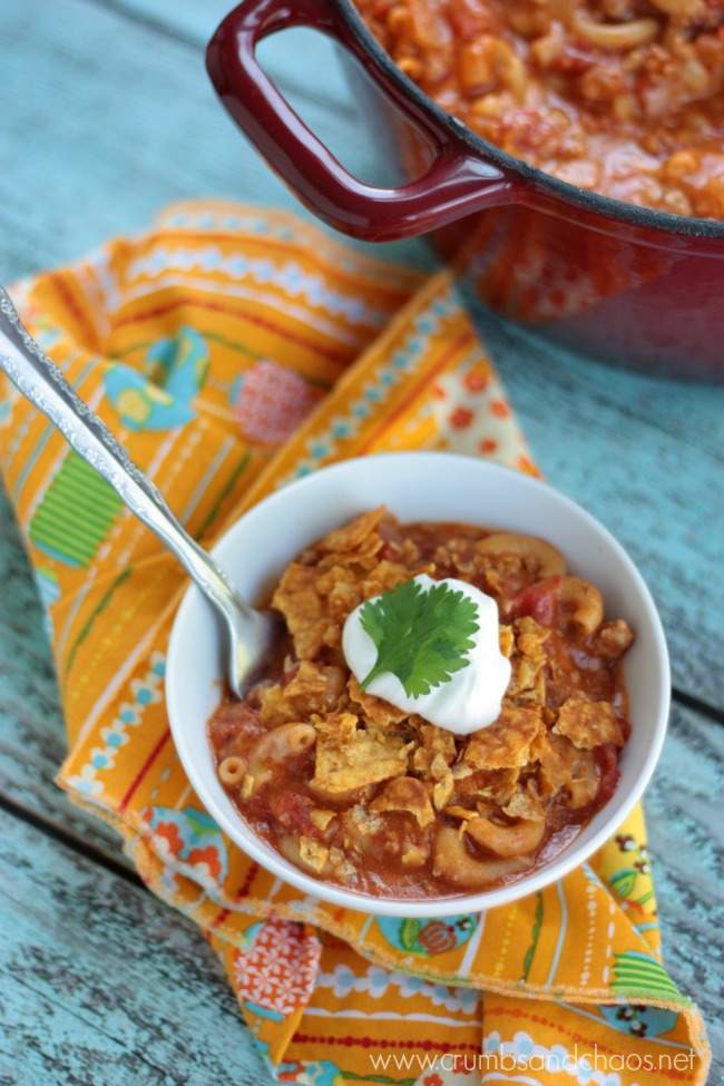 One Pot Mexican Goulash | recipe by Crumbs and Chaos