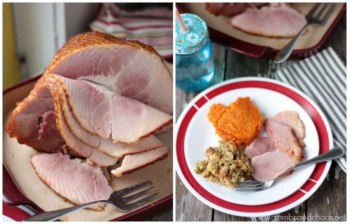 Maple Mustard Glazed Ham | Crumbs and Chaos