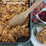 Sausage & Mushroom Cornbread Stuffing | Crumbs and Chaos