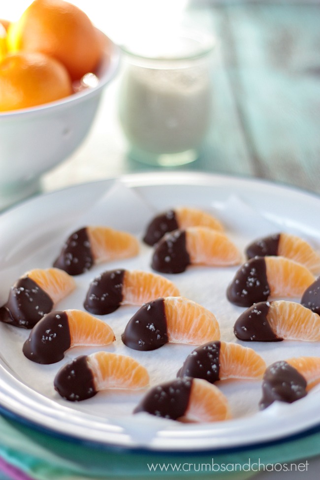 Chocolate Dipped Clementines | Crumbs and Chaos