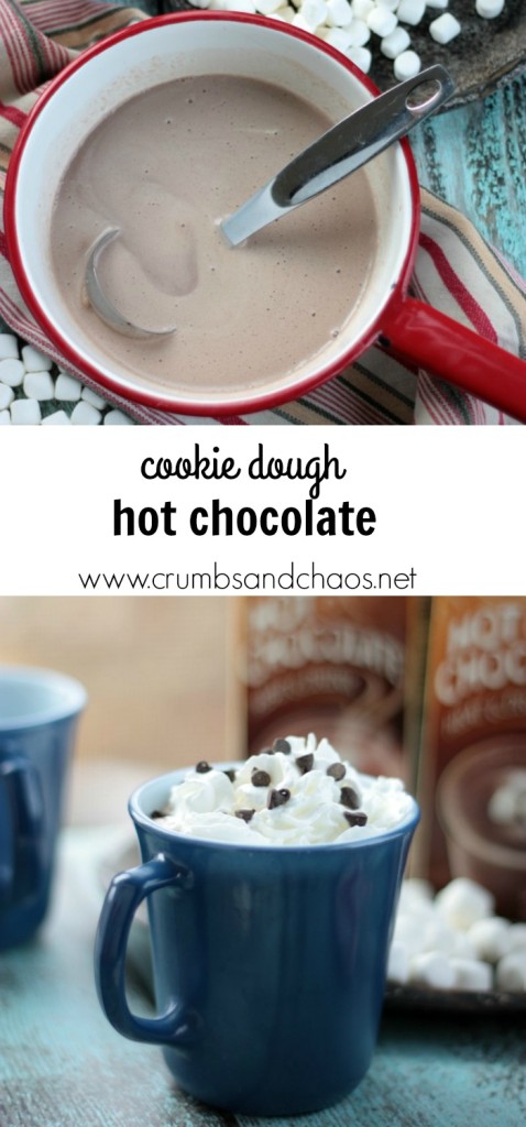 Cookie Dough Hot Chocolate | Crumbs and Chaos