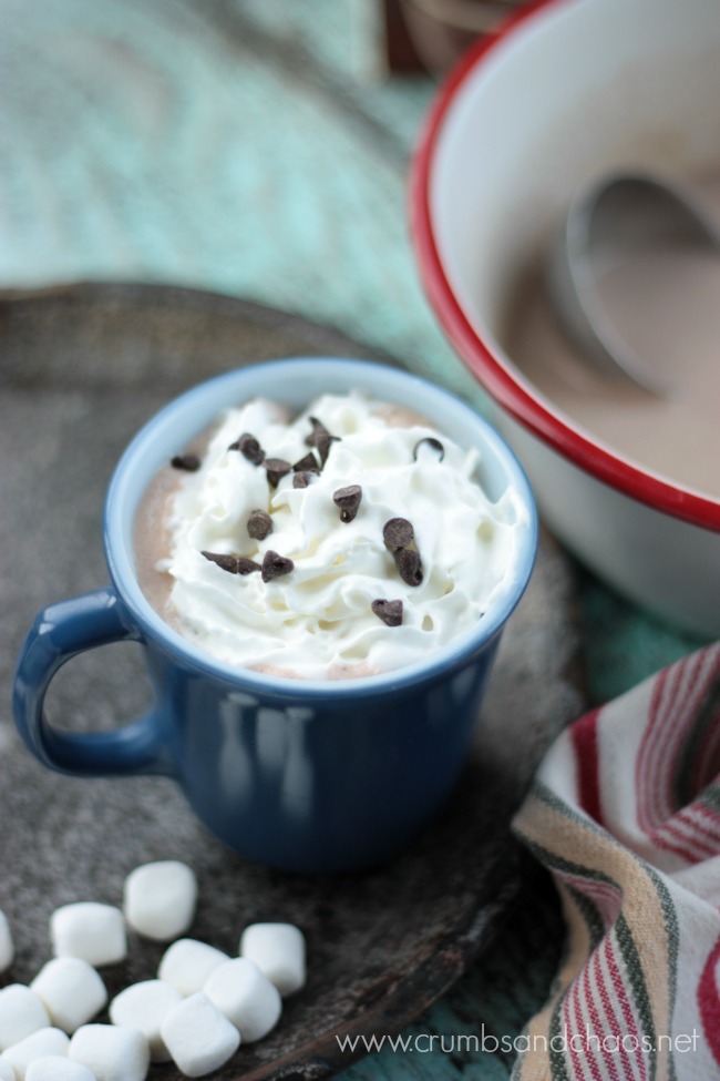 Cookie Dough Hot Chocolate | Crumbs and Chaos