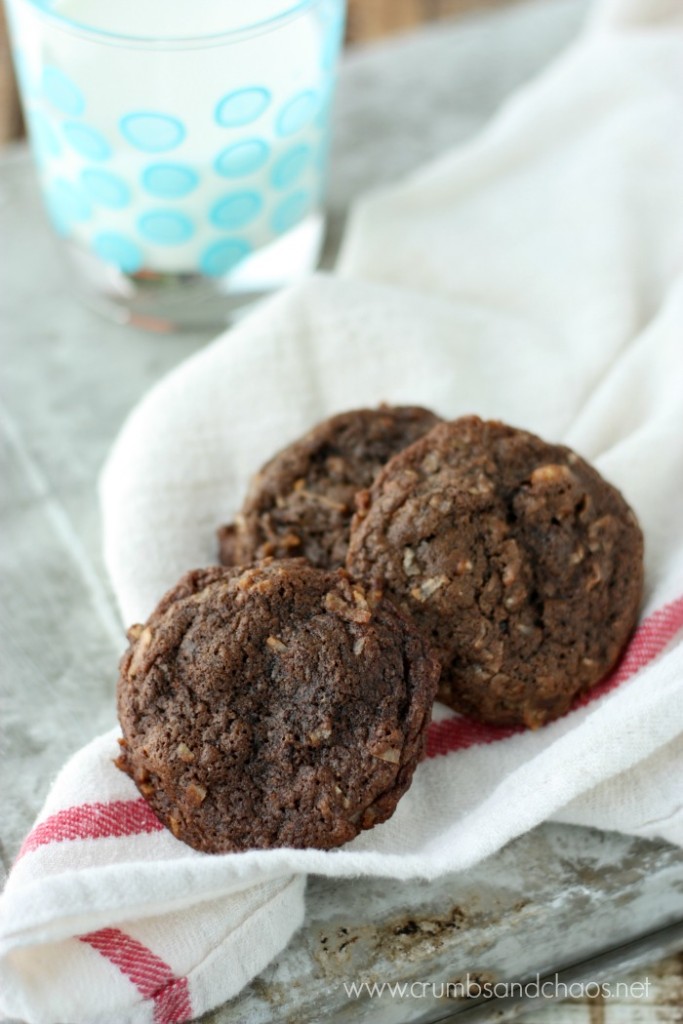 Everything you love about German Chocolate Cake in cookie form!